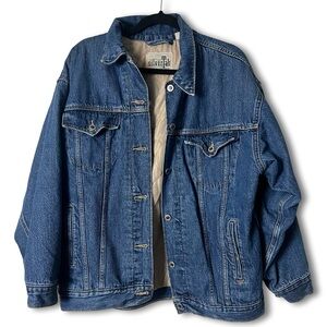 Vintage Levi’s Silvertab Men’s Lined Denim Jacket Blue Quilted Workwear 90s Sz M